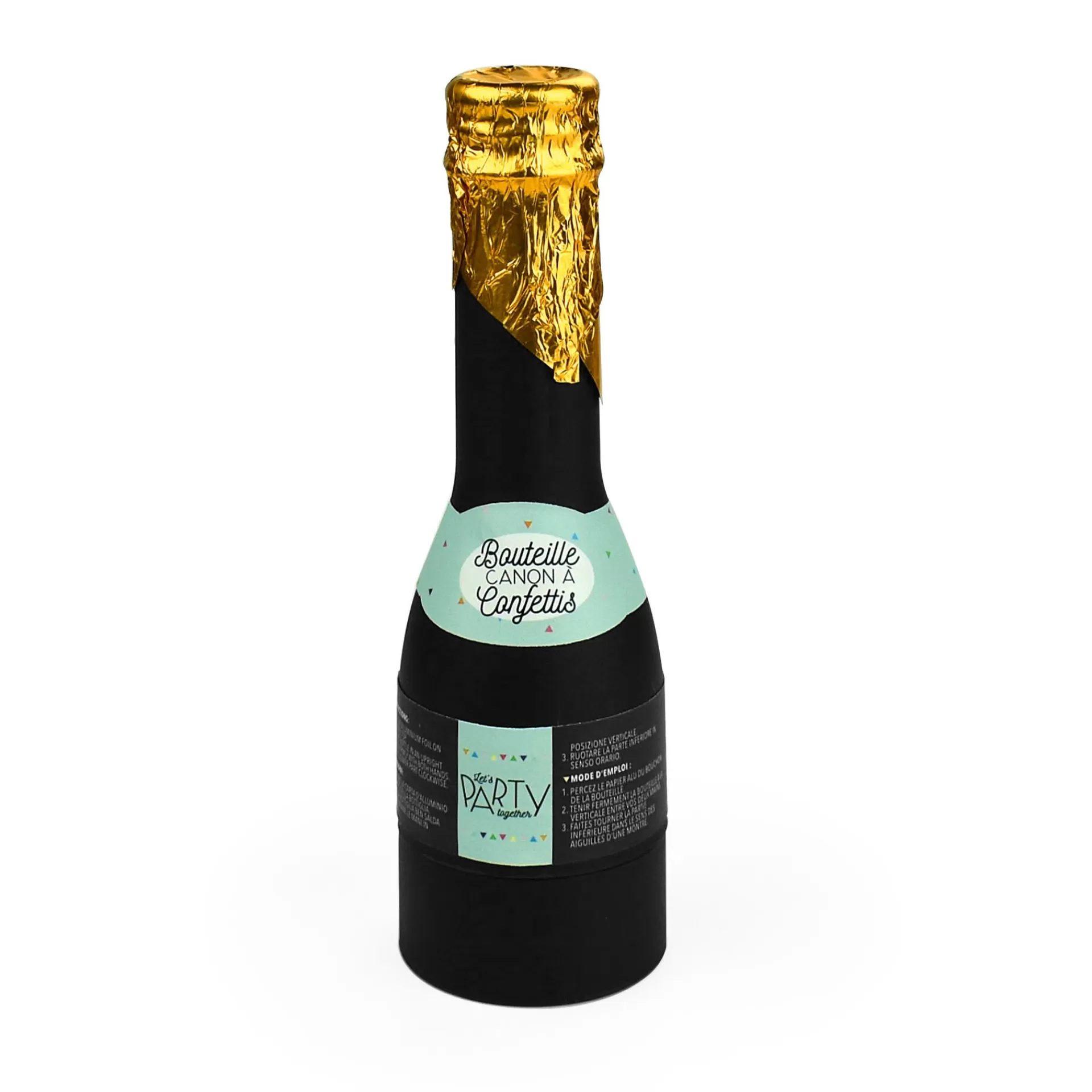 Legami Milano Party-Accessoires^Champagnerflaschen-Konfettikanone