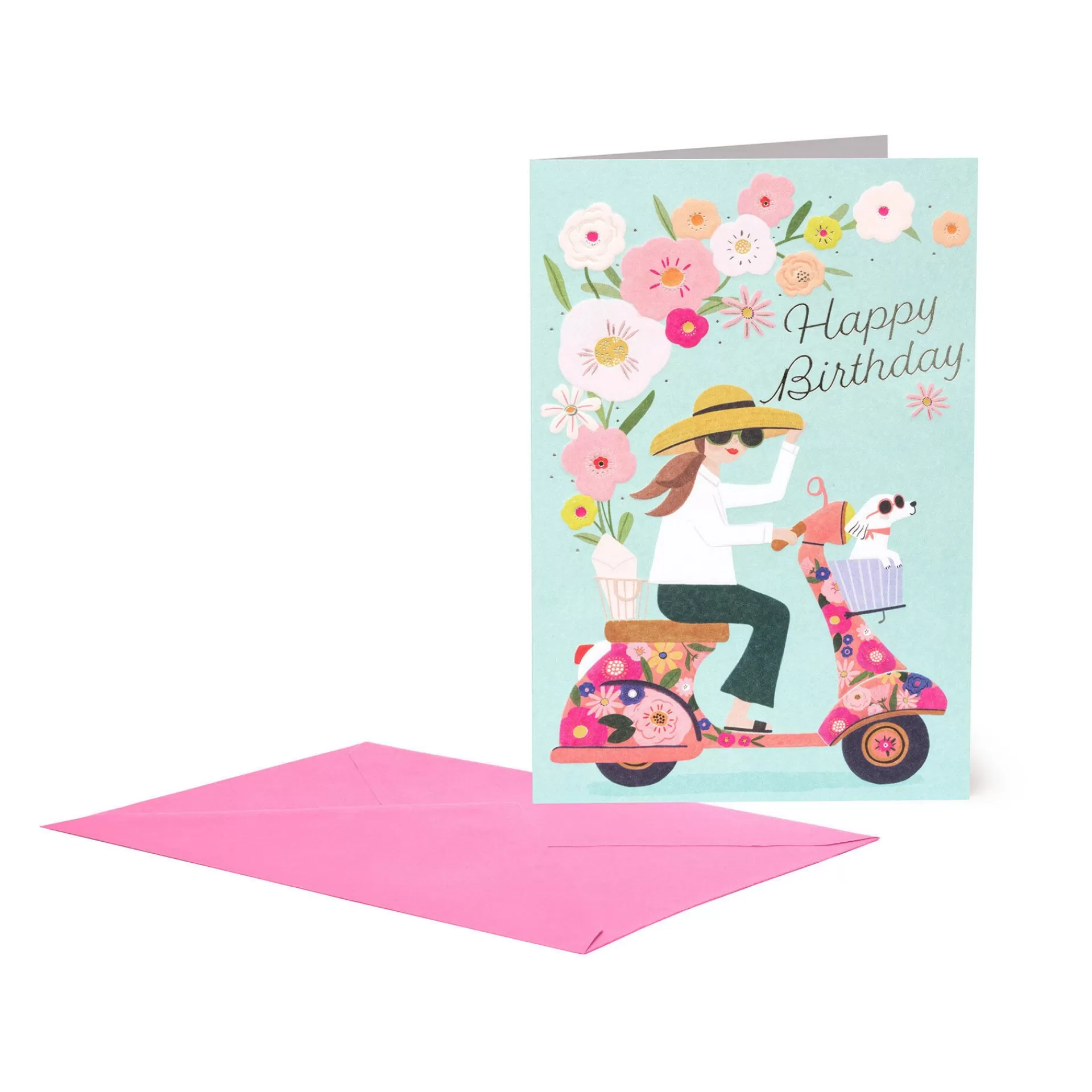 Legami Milano Geburtstagskarten^Glückwunschkarte Geburtstag - Bike Girl