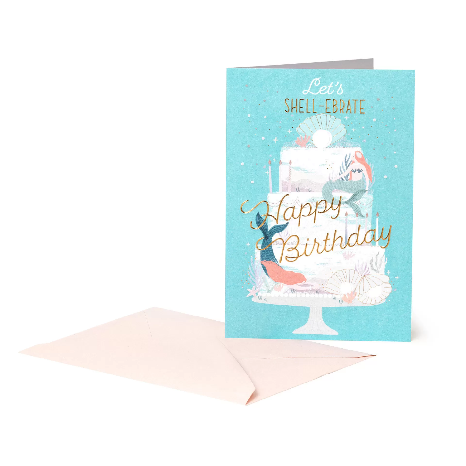 Legami Milano Geburtstagskarten^Glückwunschkarte Geburtstag - Mermaid Cake
