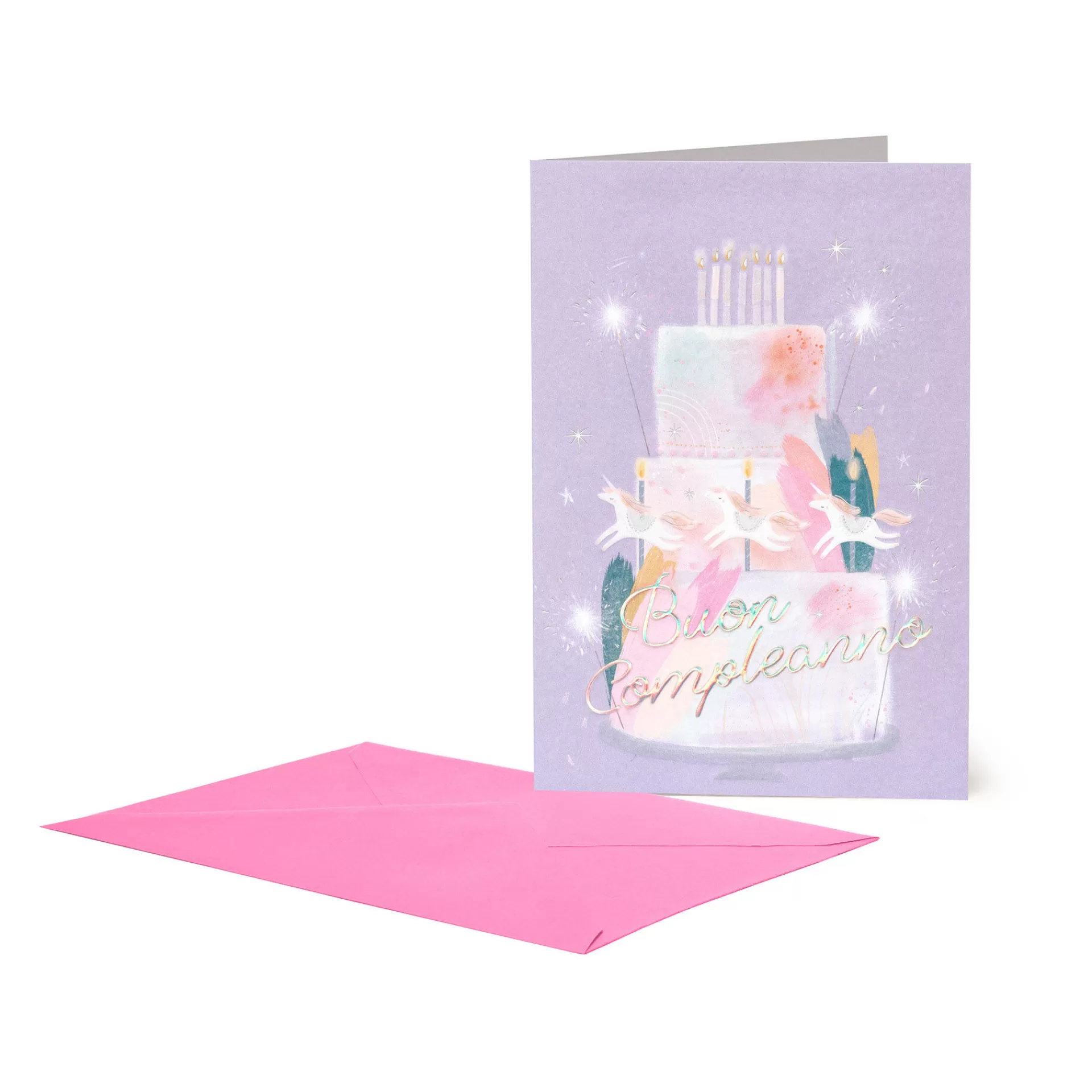 Legami Milano Geburtstagskarten^Glückwunschkarte Geburtstag - Unicorn Cake