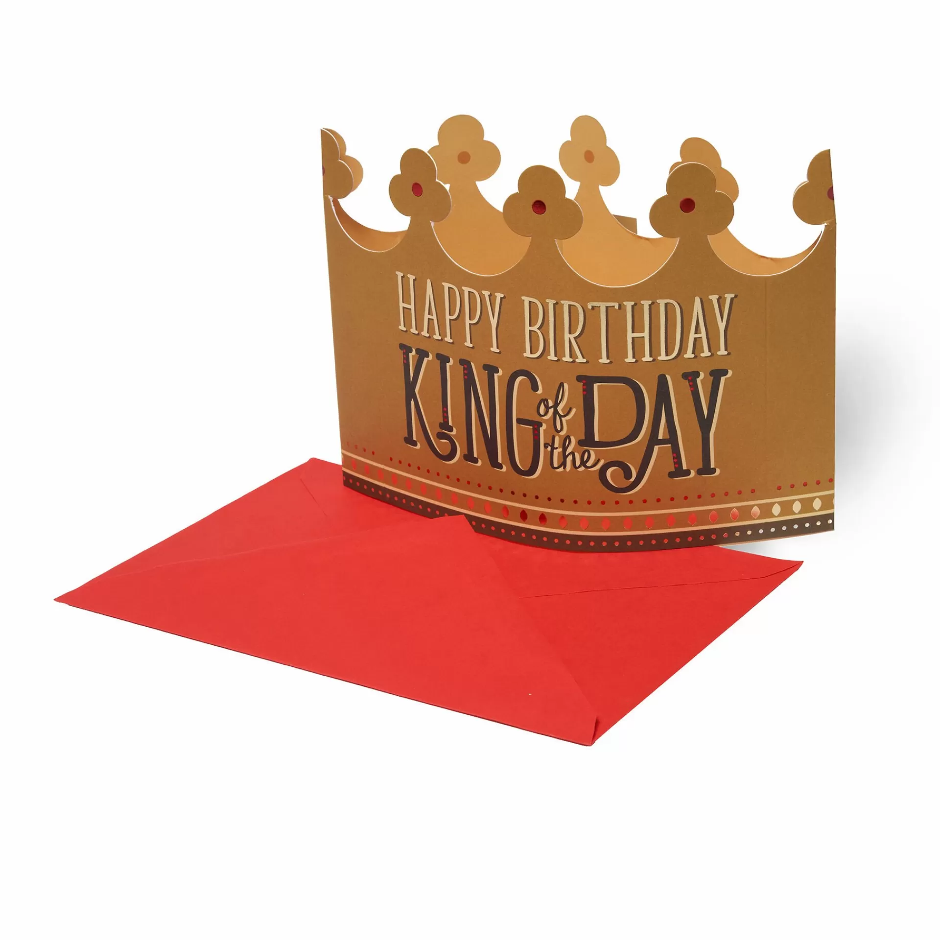 Legami Milano Geburtstagskarten^Glückwunschkarte Geburtstag 3D - King Crown
