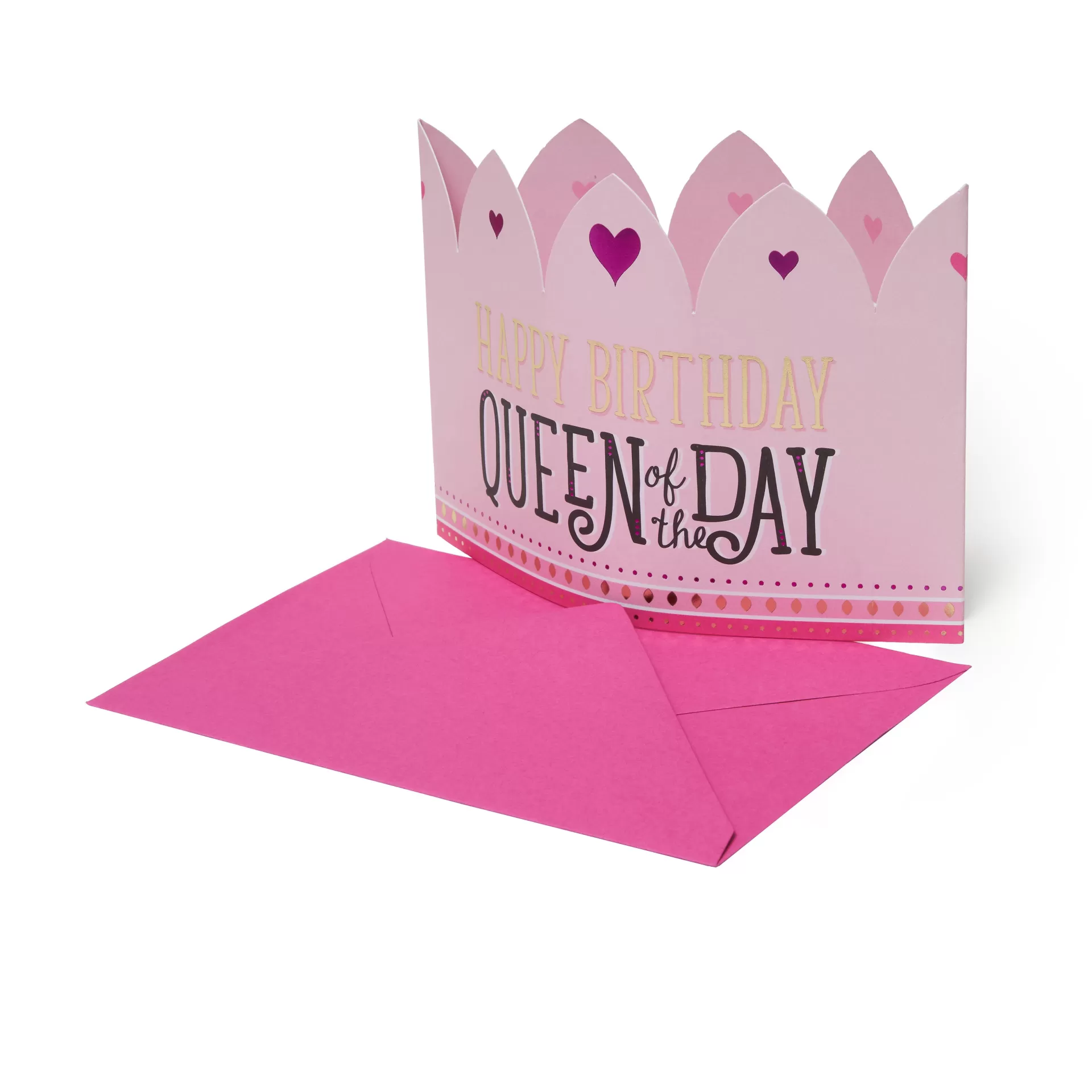Legami Milano Geburtstagskarten^Glückwunschkarte Geburtstag 3D - Queen Crown
