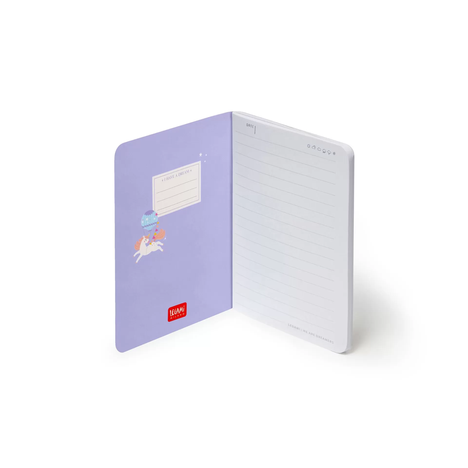 Legami Milano Linierte Hefte^Liniertes Notizbuch - Small - A6-Format