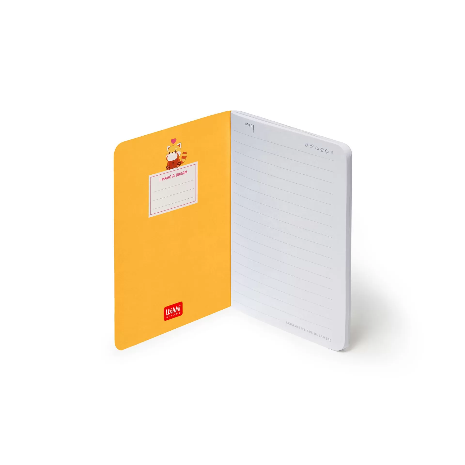 Legami Milano Linierte Hefte^Liniertes Notizbuch - Small - A6-Format