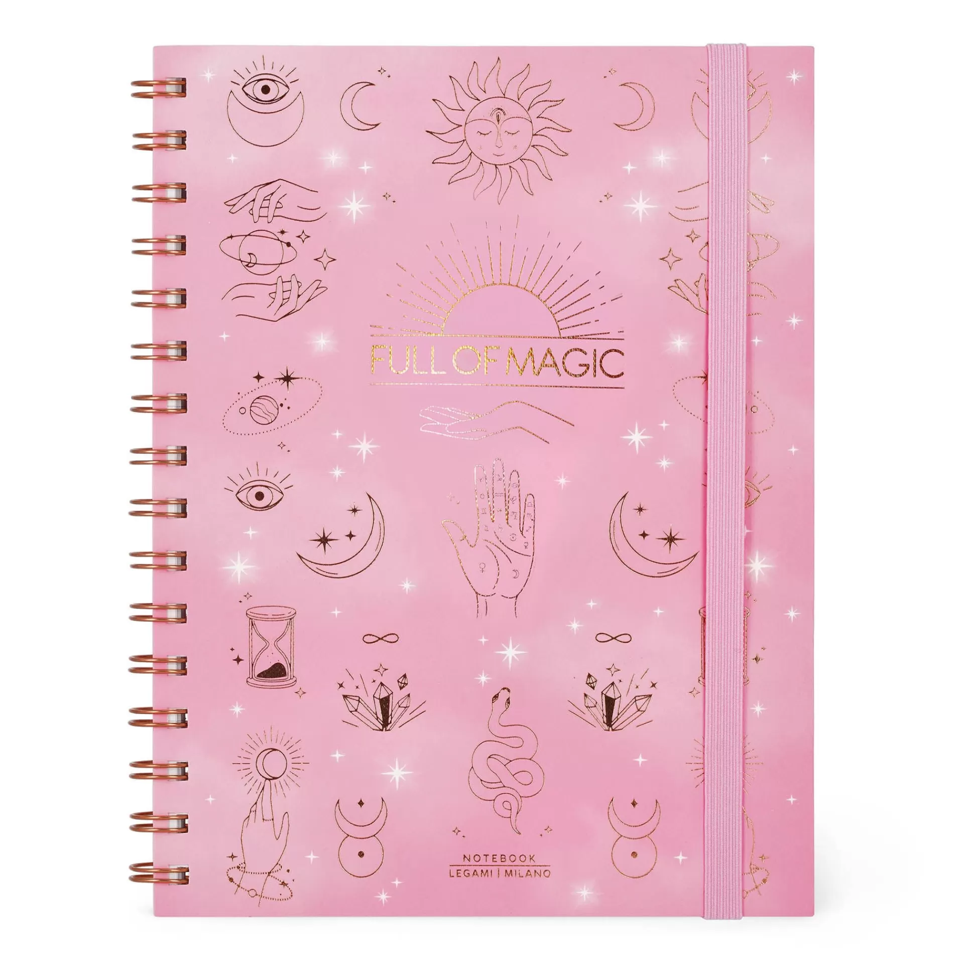 Legami Milano Linierte Hefte^Liniertes Notizbuch -Large - Spiralbindung - A5-Format