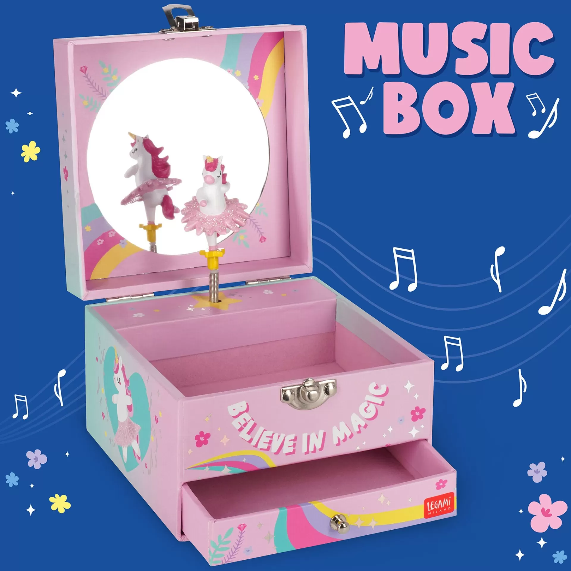 Legami Milano Beauty-Accessoires | Spieluhren^Schmuckkasten mit Spieluhr - Music Box
