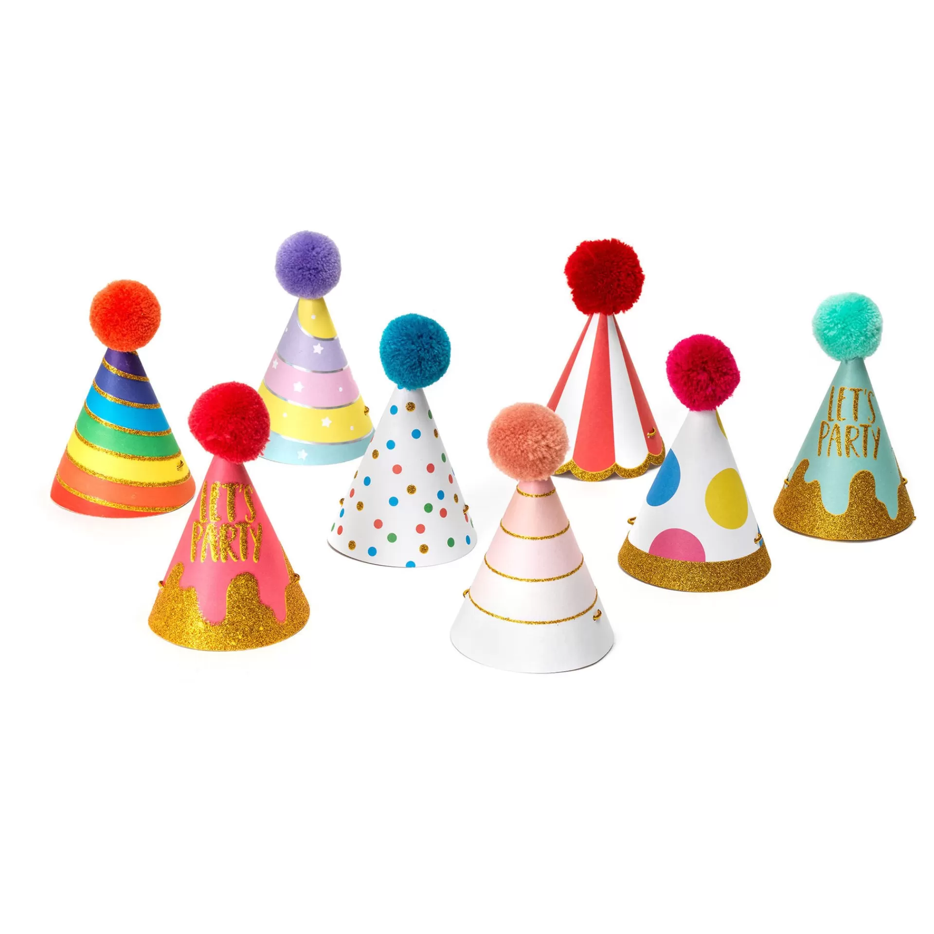 Legami Milano Party-Accessoires^Set mit 8 Partyhütchen - The Party Is On