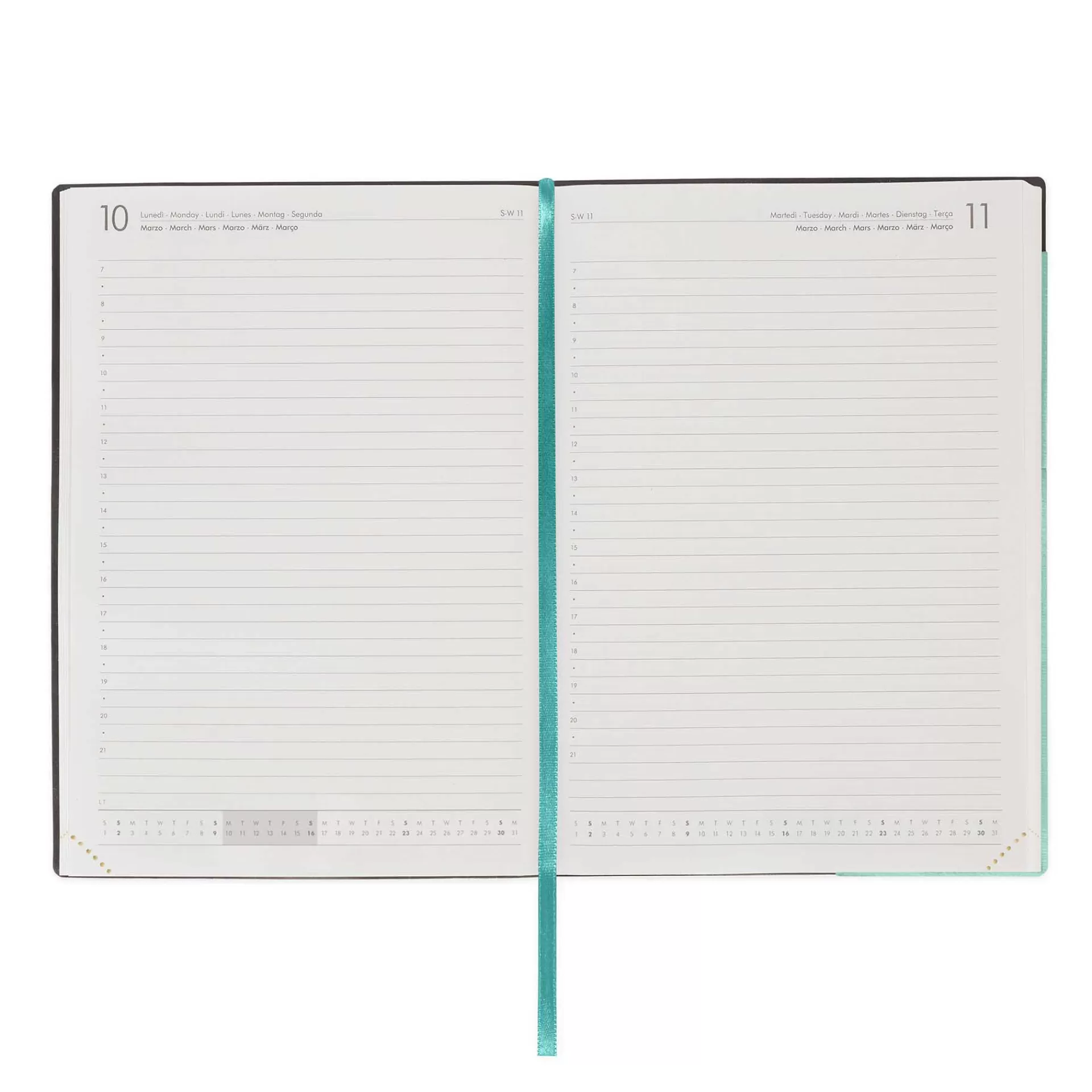 Legami Milano Tagesplaner Für 12 Monate^Terminplaner für 12 Monate - 1 Tag pro Seite - Large - 2025