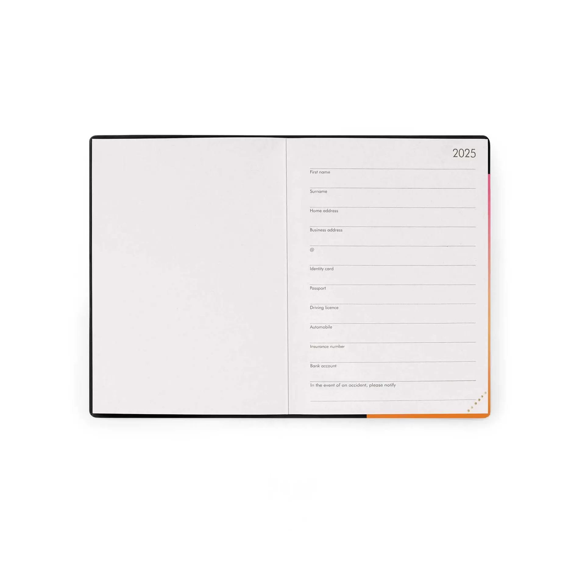 Legami Milano Tagesplaner Für 12 Monate^Terminplaner für 12 Monate - 1 Tag pro Seite - Small - 2025