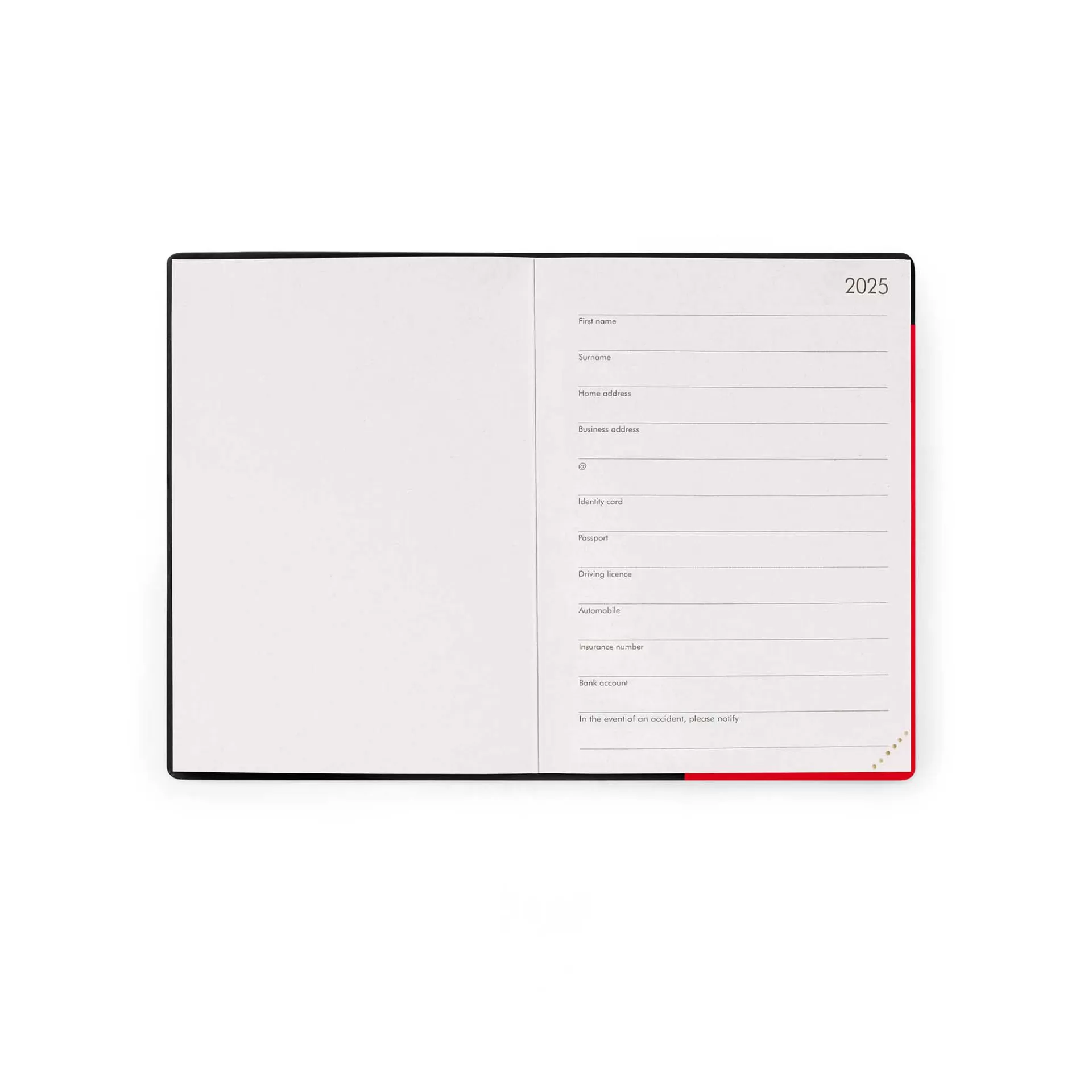 Legami Milano Tagesplaner Für 12 Monate^Terminplaner für 12 Monate - 1 Tag pro Seite - Small - 2025